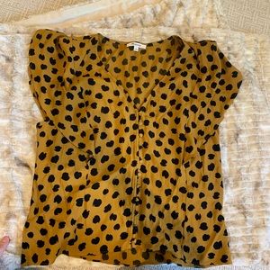 Madewell Spotted Blouse
